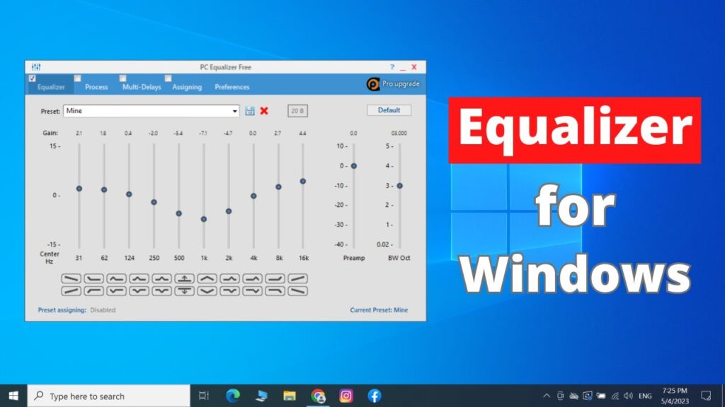 windows eq software