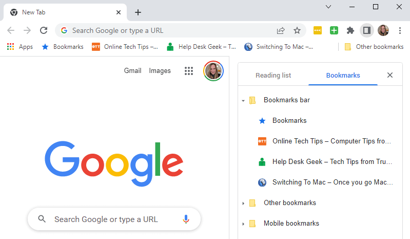 where are chrome bookmarks stored