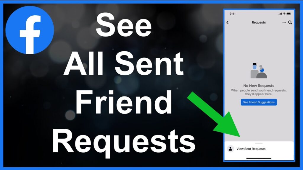how i see friend request sent on facebook