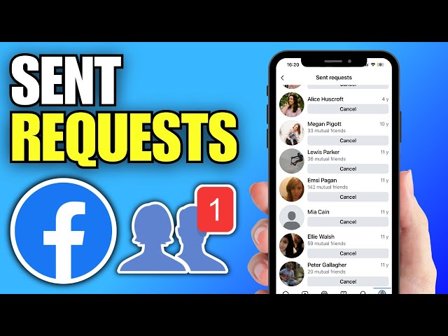 how i see friend request sent on facebook